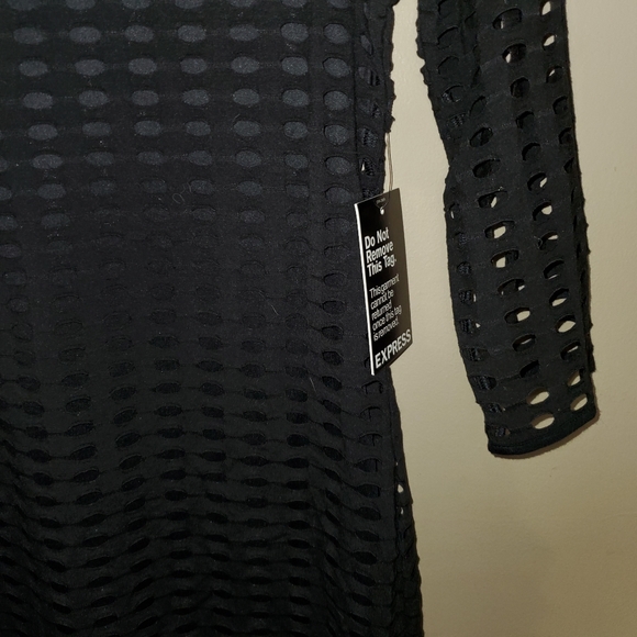 Little black fishnet express dress - Picture 2 of 7